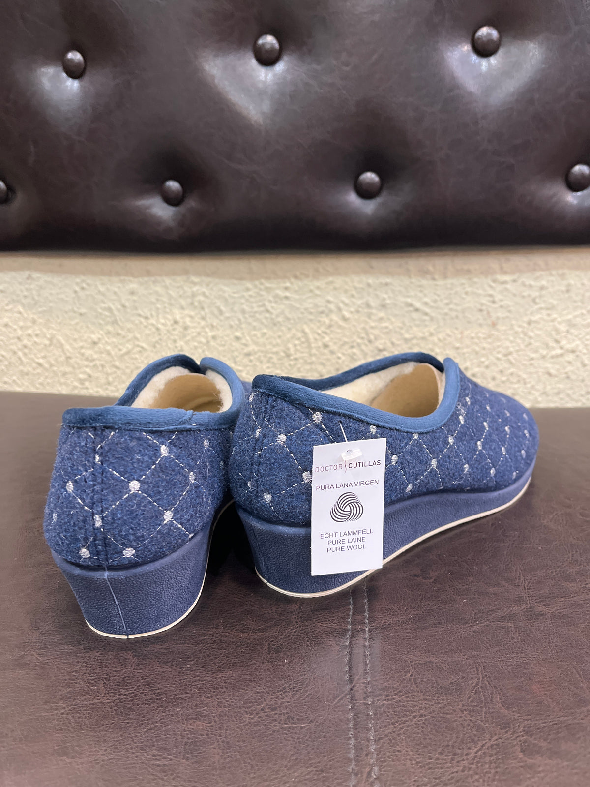 Cutillas | Zapatillas de casa mujer pura lana virgen marino 4692