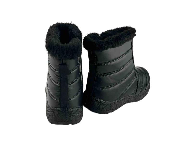 Botas de mujer, de invierno negras, tex con cremallera interior y suela de goma mmuy ligeras y cómodas.