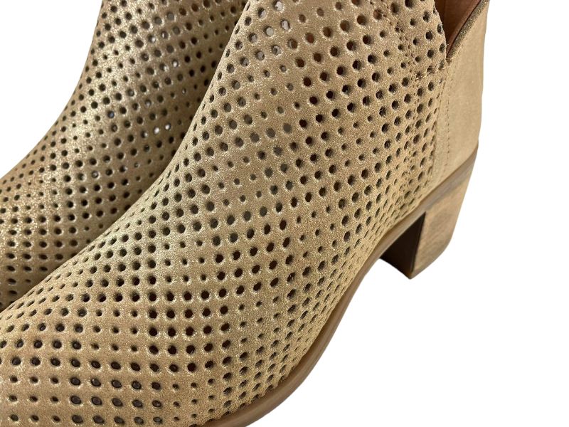 CG | Botines de verano piel ante mujer Iris color arena