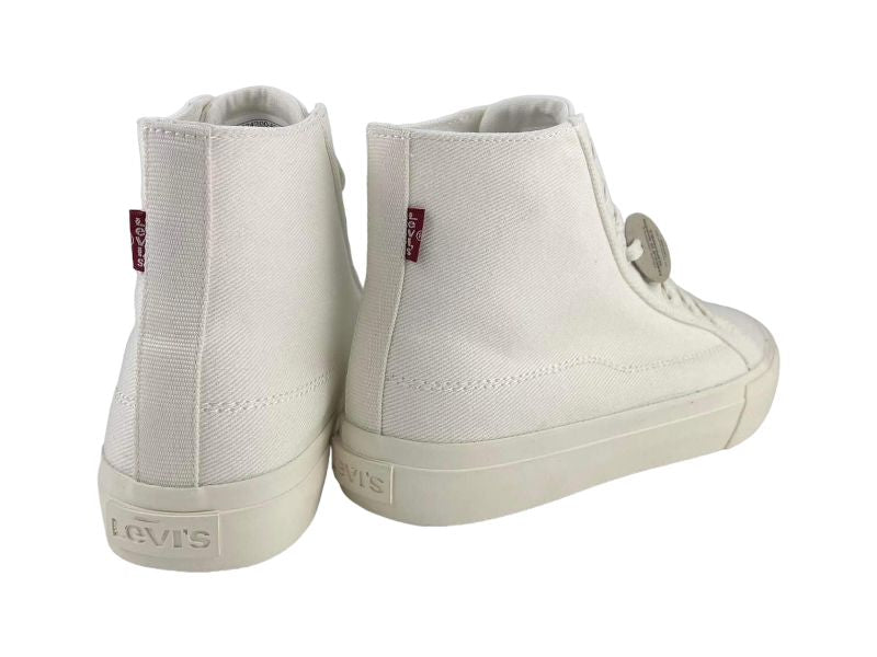 Levi's | Decon lace-up unisex white high basic ankle boots