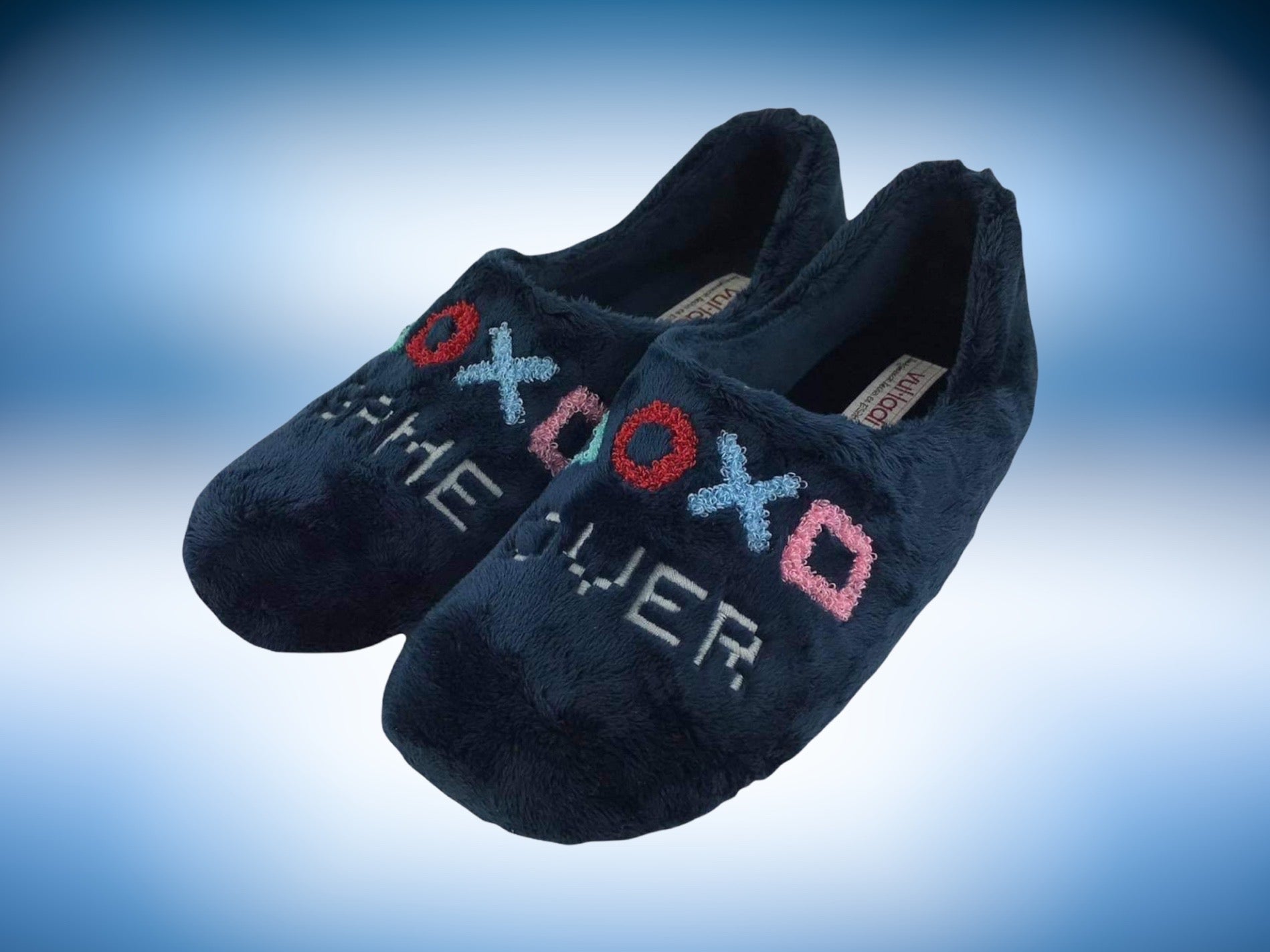 Vulladi Zapatillas cerradas de chico paño grueso Game azul