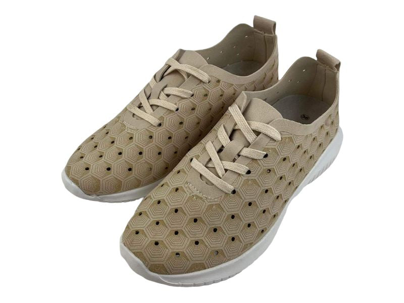 vents | Baskets femme en microfibre super légère Flaner beige