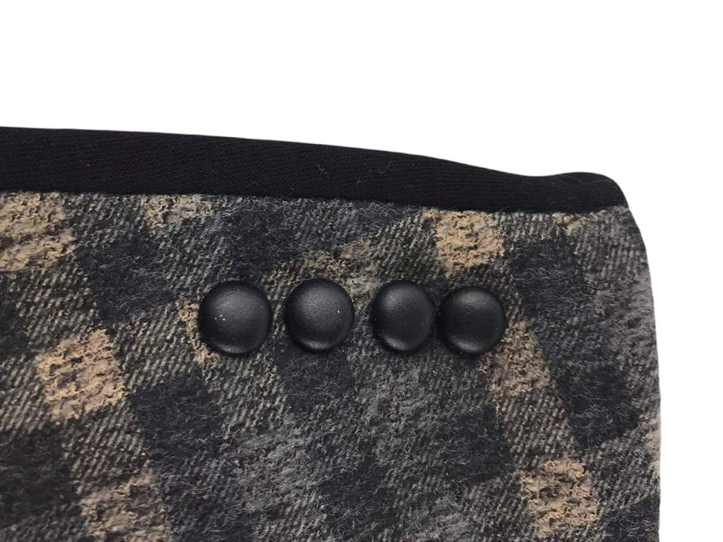 mohair | Seline plaid winter women's gloves