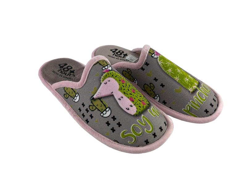 48 Hours | Fun Women's Gel Barefoot Sneakers in Grey I'm a Prick