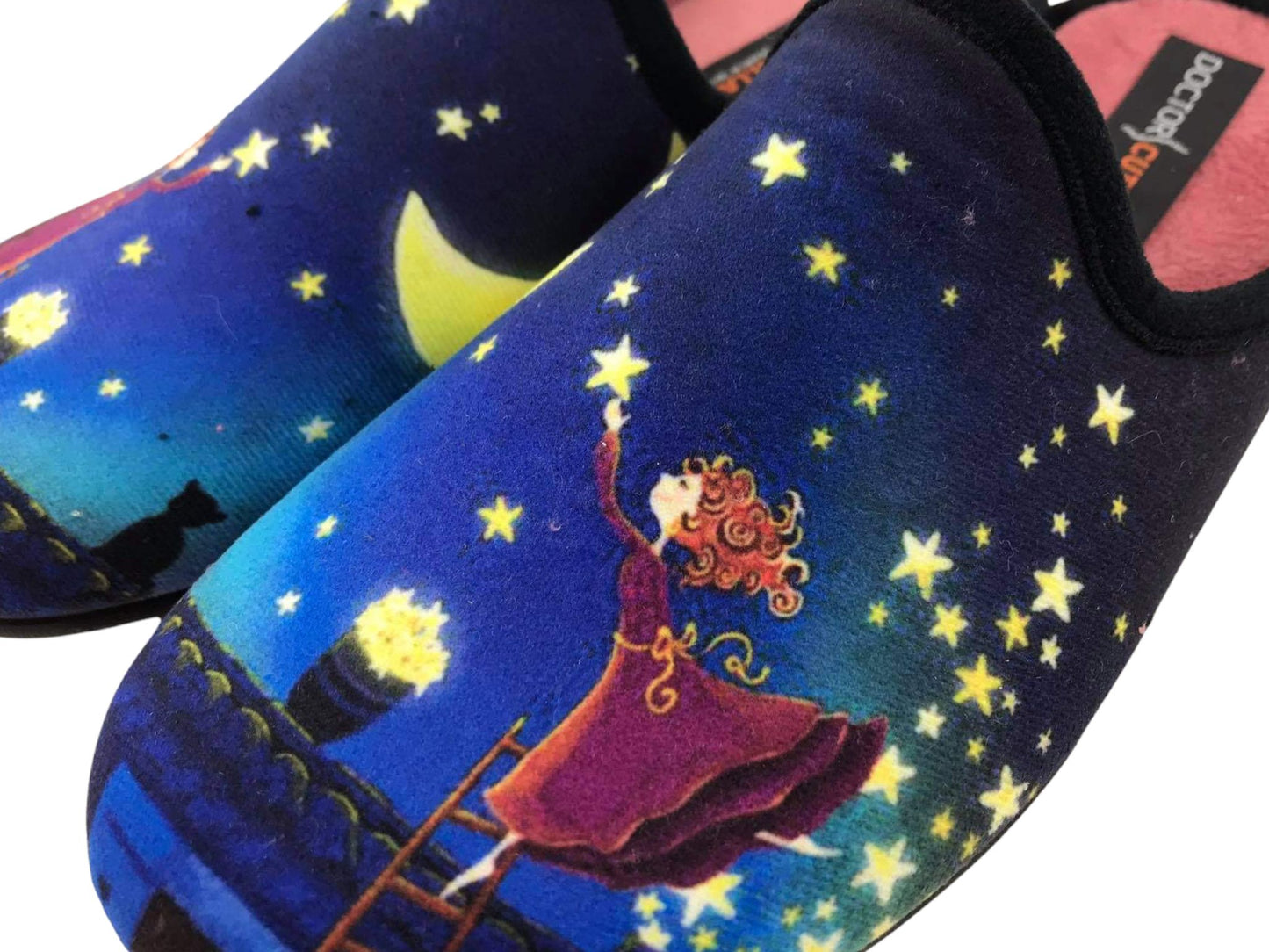 Cutillas | Women's barefoot house slippers medium cloth Princess