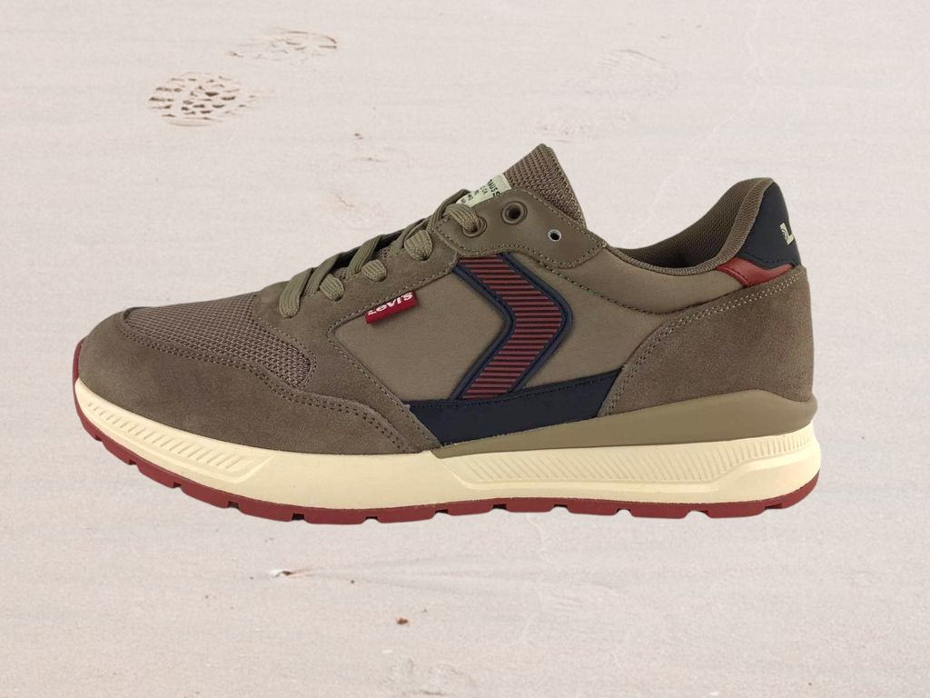 Levi's Sneakers Glide met gaatjespatroon vrijetijdsschoen lage schoen Levi's Sneakers Glide met gaatjespatroon vrijetijdsschoen lage schoen