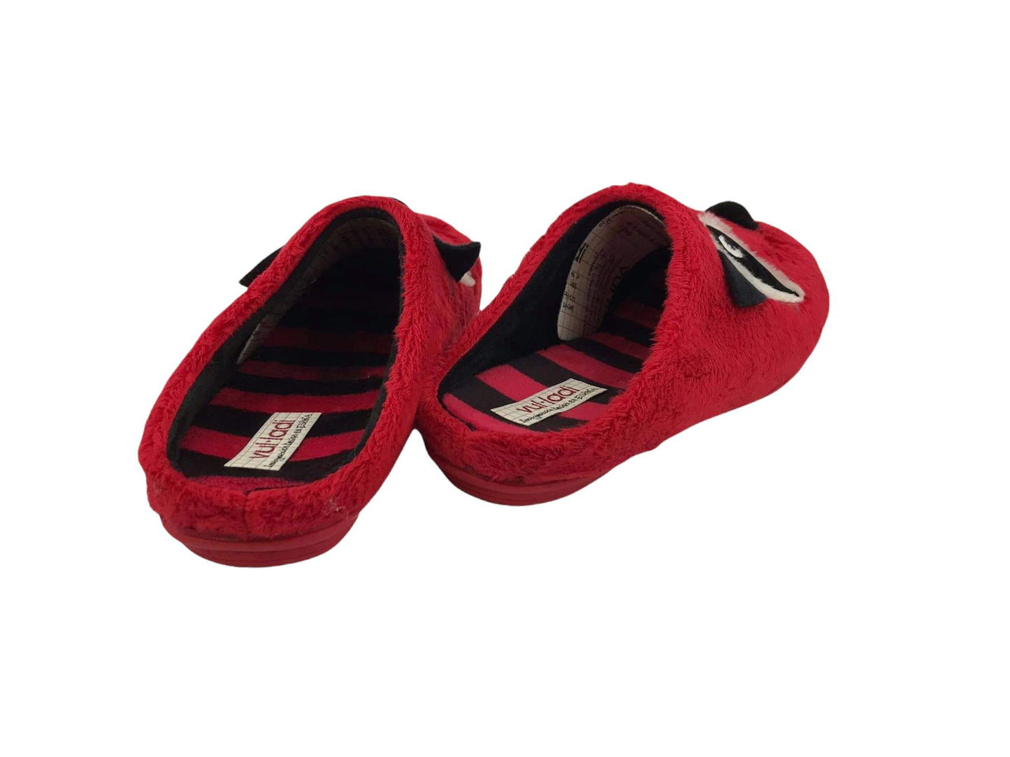 Vulladi | Zapatillas de casa descalzas mujer mapache rojas