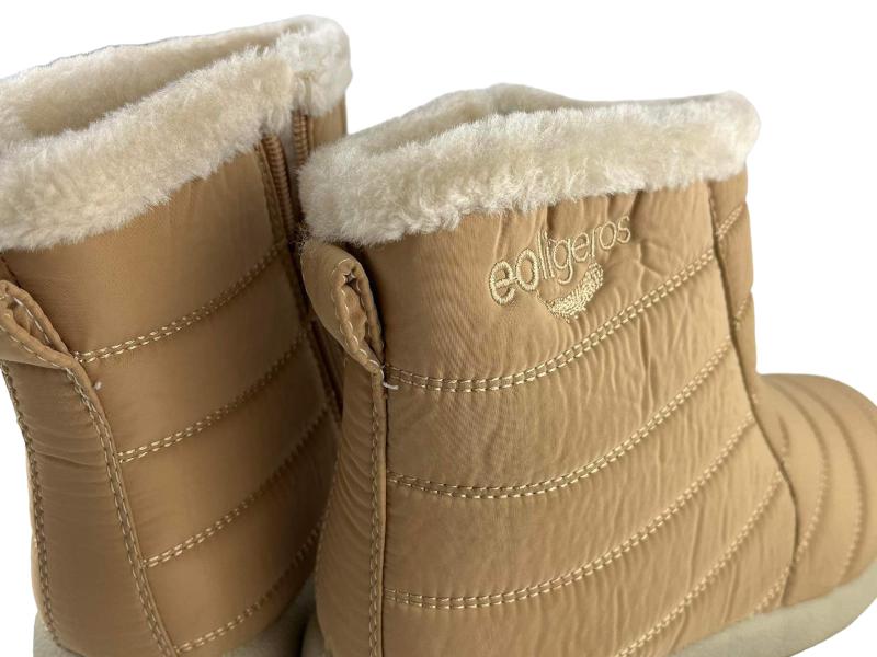 Eoligeros | Botines Sand con cremallera lateral mujer súper ligeros y Tex Filomena