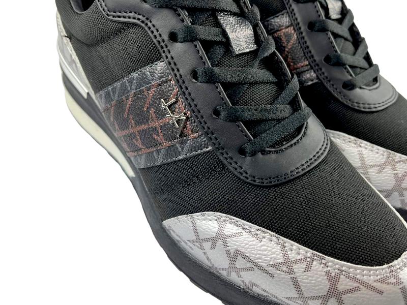 Hannibal Laguna | Zapatos mujer cuña y cordones negros Berlin