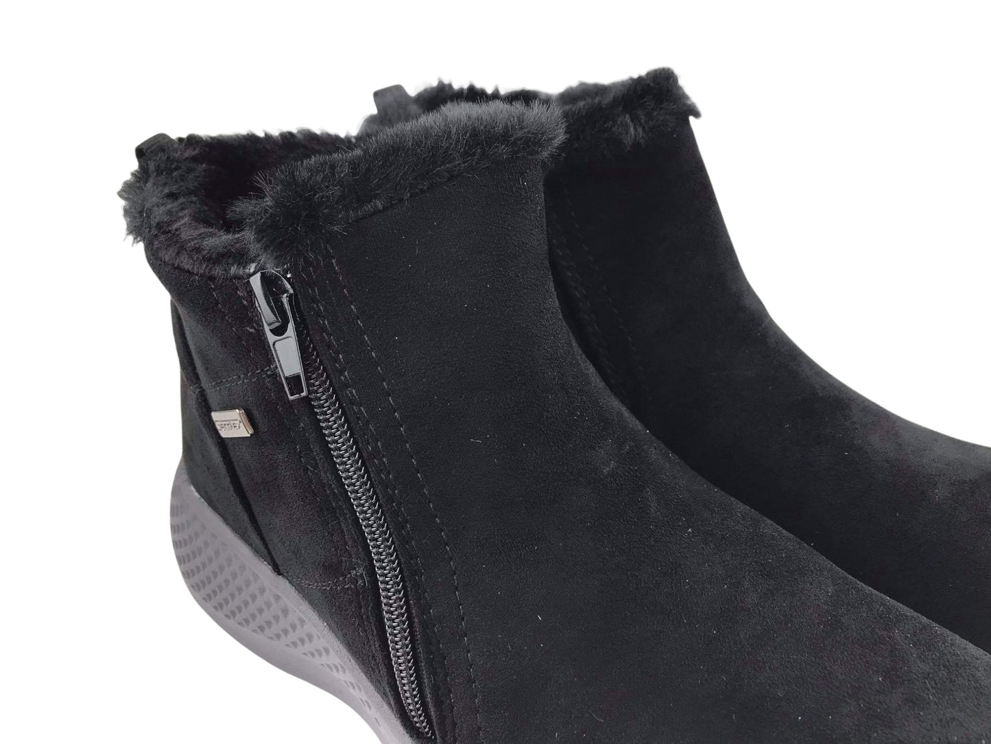 Cutillas | Botines de mujer con cremallera Secotex negros Nora