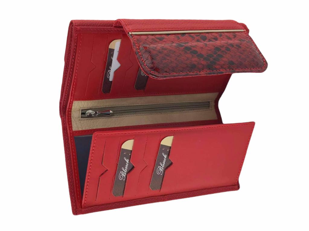 blesrock | Women's red wallet, wallet and purse Leila