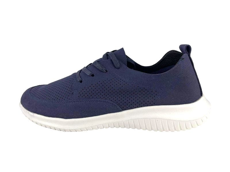 Windlights | Anthony navy men's super light lace-up tennis shoes