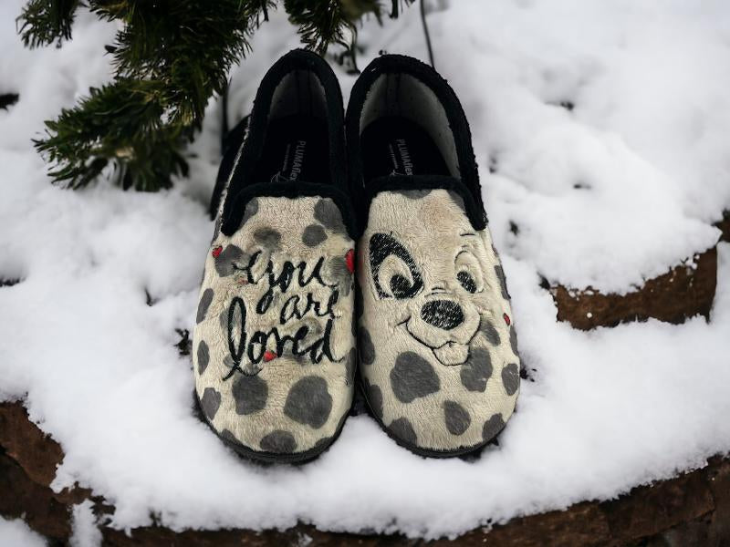 Royal | Women's closed Plumaflex Dalmata house slippers