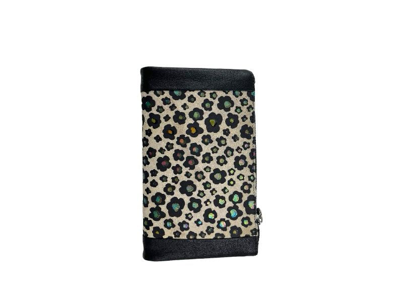Ferchi | Women's wallet, purse and purse with floral leather zipper Sophia