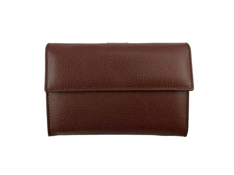 Pepe Moll |Wallet, purse and purse camel and leopard genuine leather Medium Idoia
