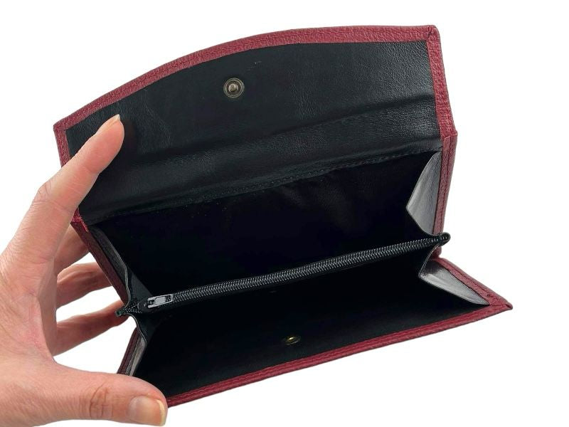 Pepe Moll | Grande Idoia cherry wallet, purse and purse