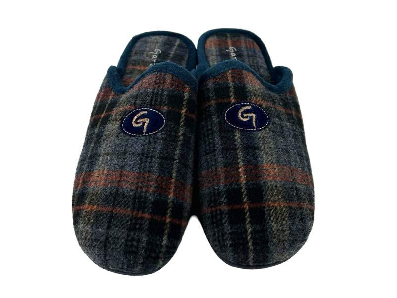 Garzón | Cavour navy men's barefoot house slippers
