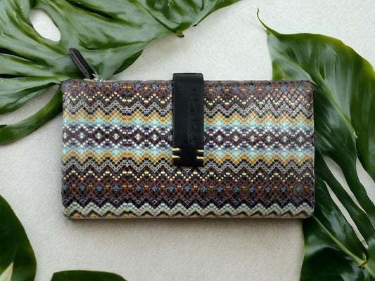 Ferchi | Women's wallet, purse and card holder genuine leather Ondas