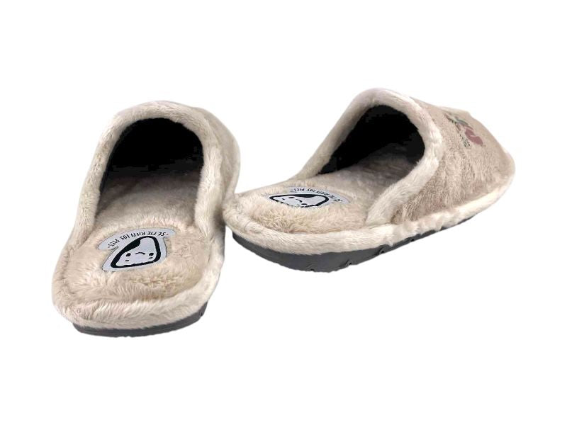 Zapatillas de casa para mujer descalzas, con suela antideslizante, ligeras y de color beige. ideal para un regalo especial.