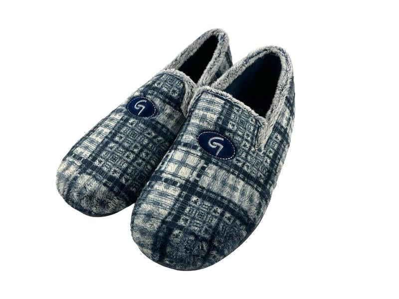 Pantuflas de casa para hombre, de gran calidad, con paño grueso y suela de goma antideslizante. Ideales para climas fríos.