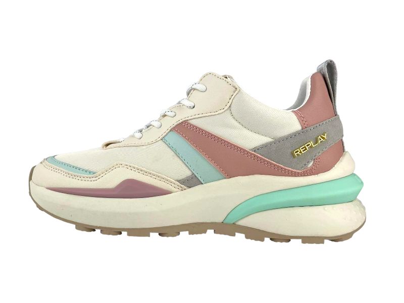 Replay | Women's sneakers/tennis with laces Athena sand