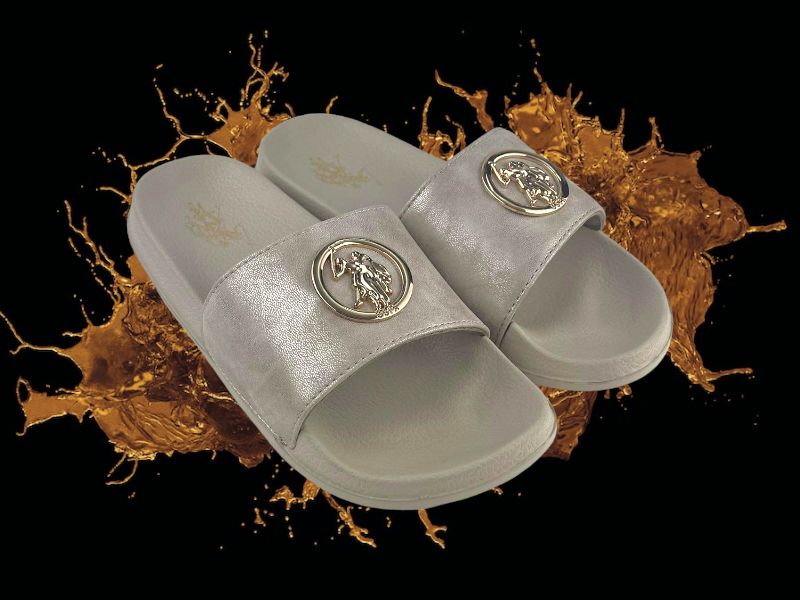 USPolo Assn. | Shyni beige women's rubber flip flops