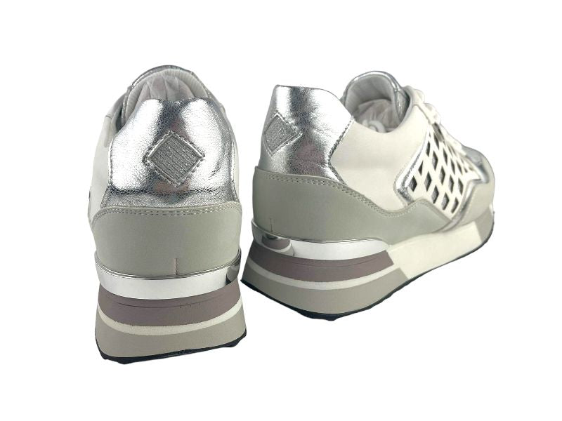Yumas | Sneakers/tenis de calle mujer ecopiel Jade blanco