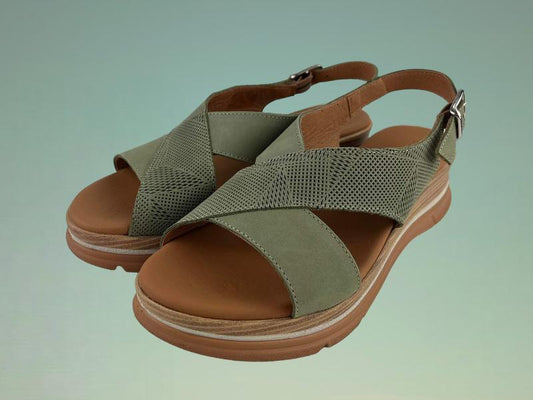Paula Urban Ergonomic Aqua leather sandals
