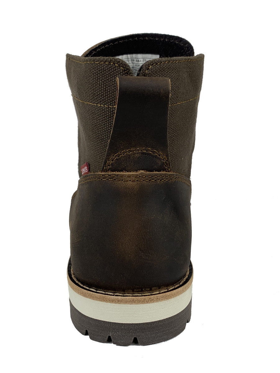 Levi's | Waxed leather and fabric men's boots