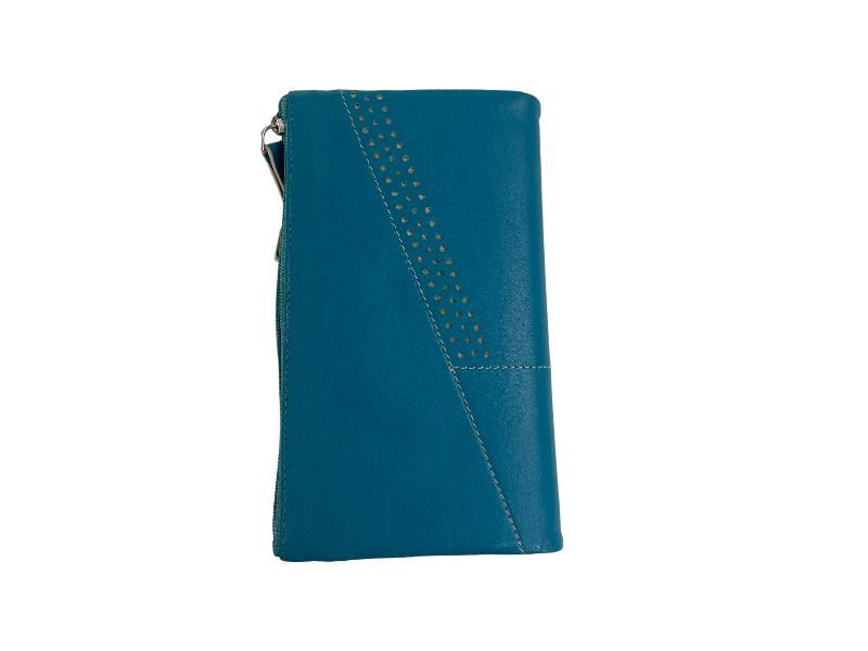 urbanwoman | Turquoise blue women's wallet, card holder and purse Teresa