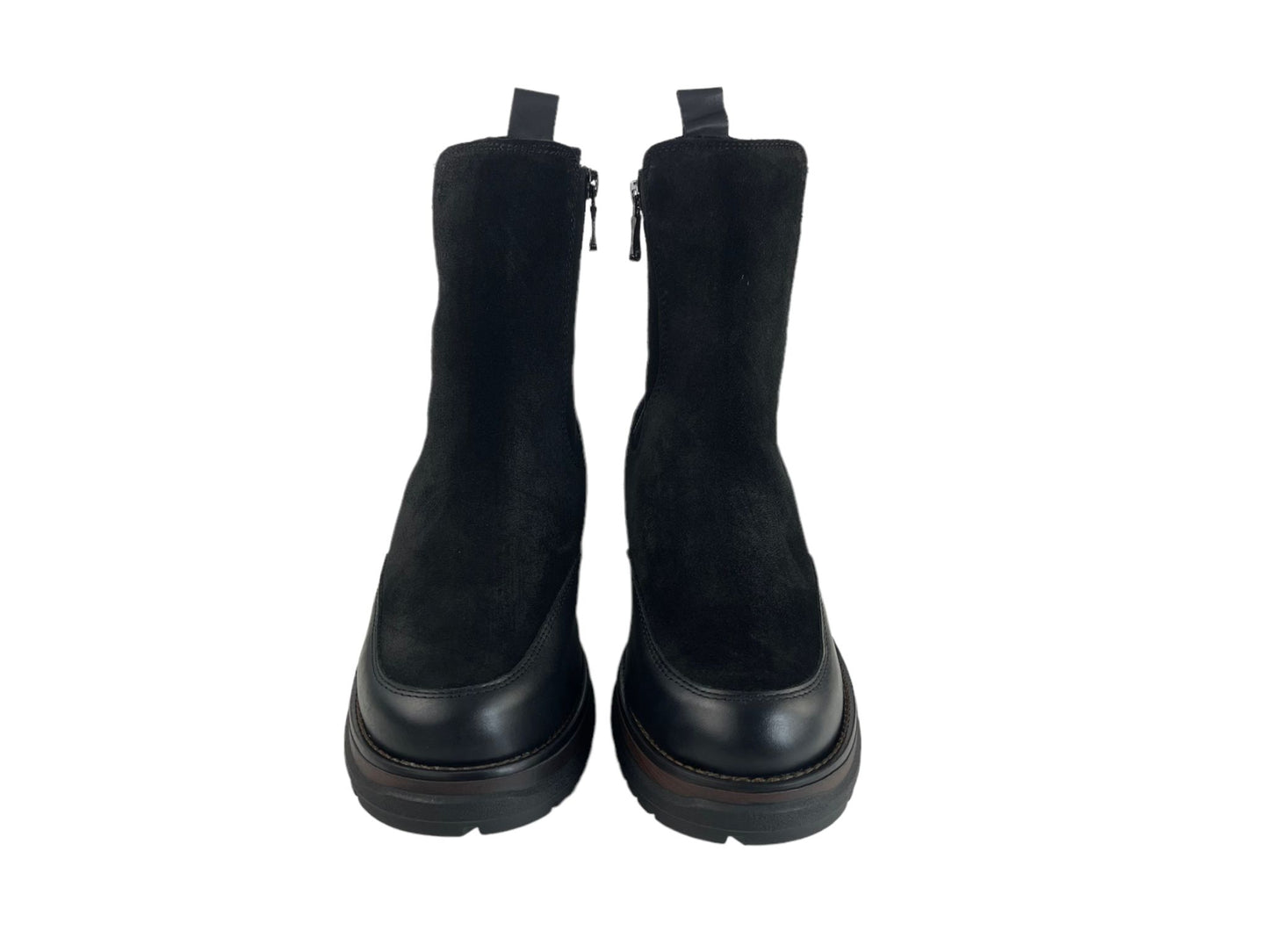 Paula Urban | Women's black leather combination Sabana ankle boots