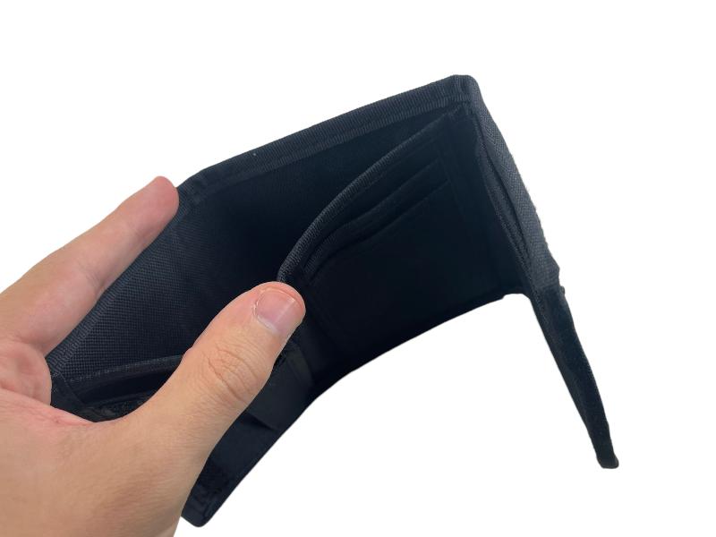 Card Wallet Billeteras Plasticas Levi's Boston Black 100% Recycled