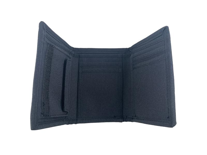Levi's Boston black 100% recycled plastic unisex wallet, card holder and coin purse