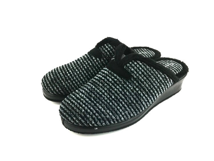 Garzon | Barefoot slipper woman wedge Dulce black