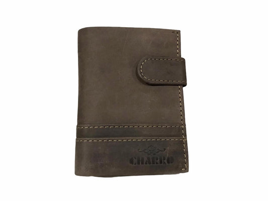 Charros | Portefeuille porte-cartes et porte-monnaie 11425 marron