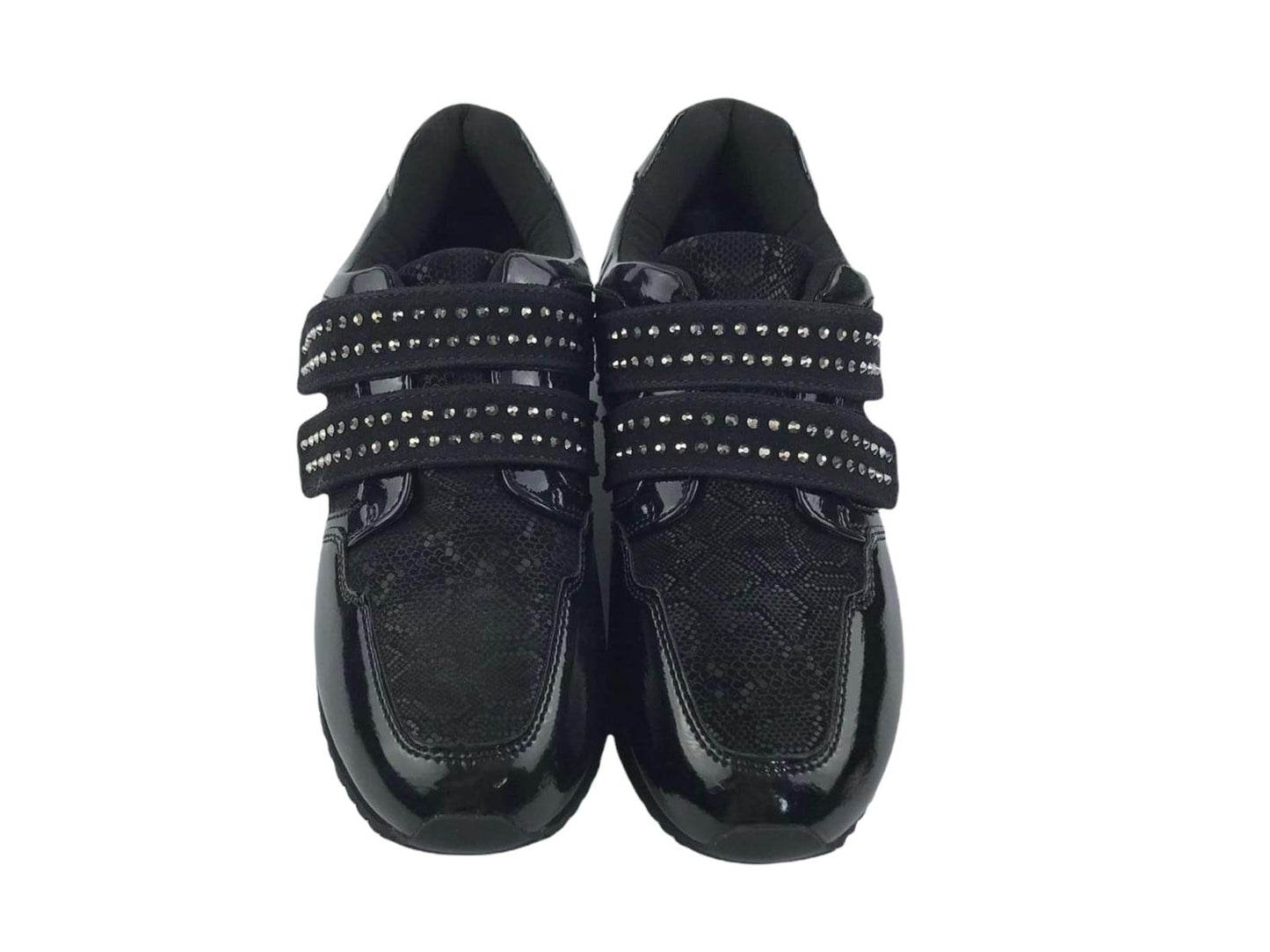 Cutillas | Sneakers de mujer con cierre de velcro Murano negros