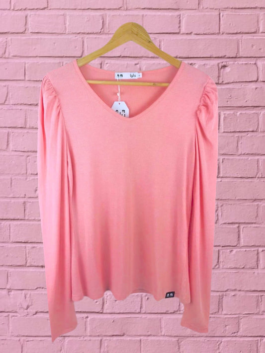 Elisa Basic T-shirt Baby pink