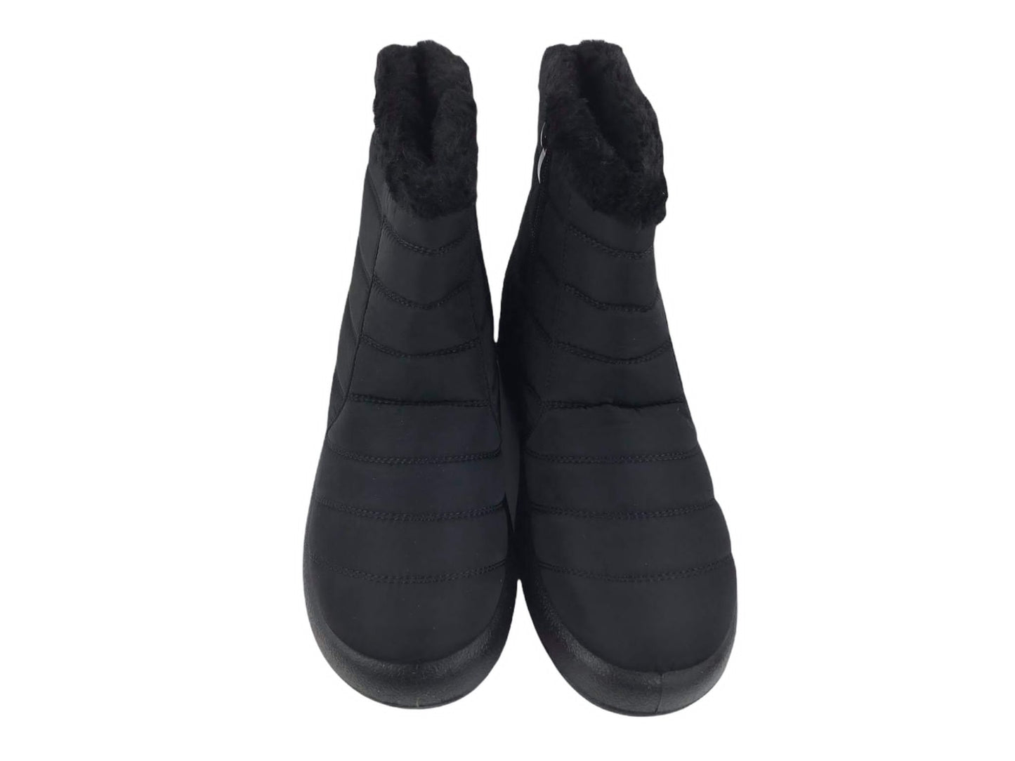 Ecolight | Women's black ankle boots with side zipper super light and Tex Filomena