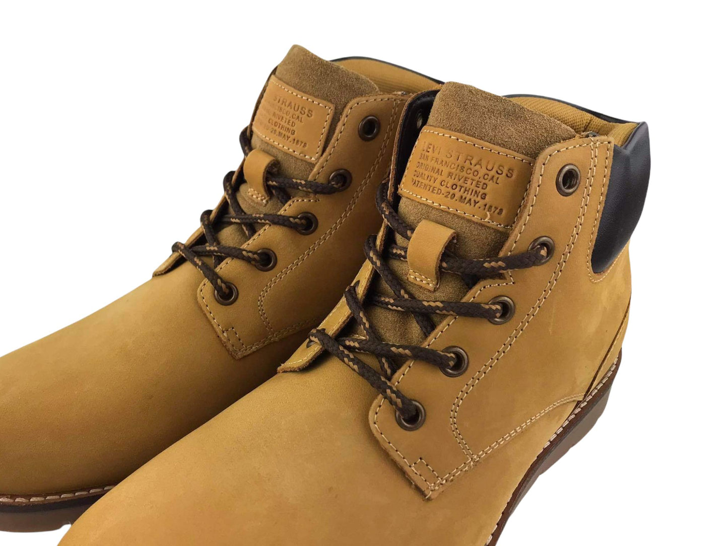 Levi's | Men's boots with laces Jaxed Medium Yellow