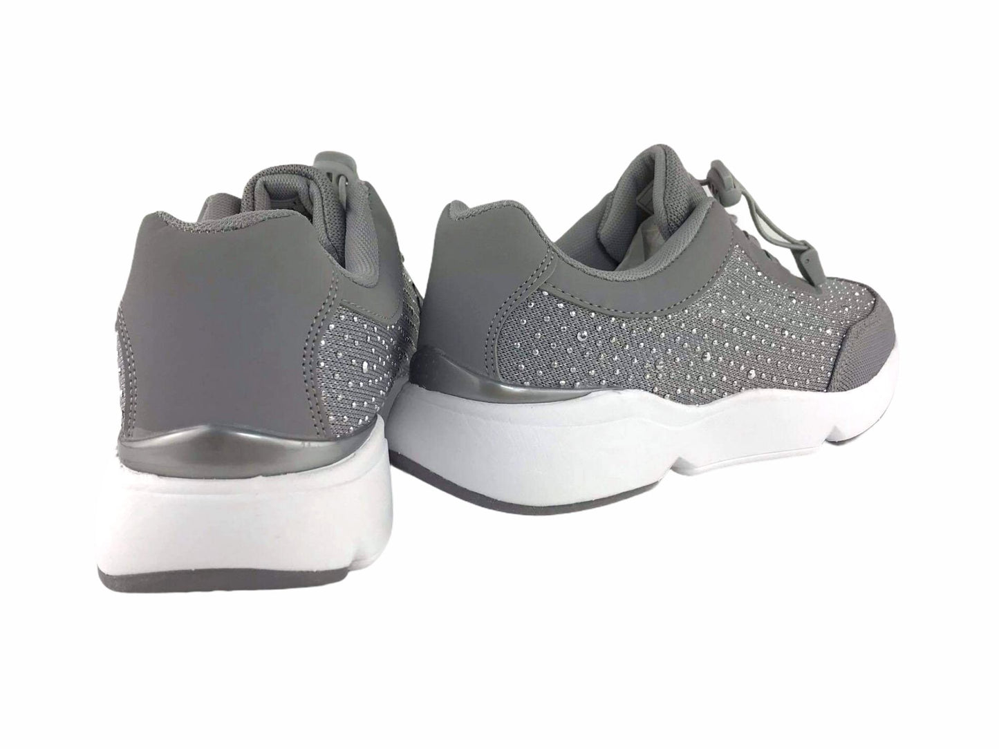 Cutillas | Sneakers mujer con elásticos Carolina grises