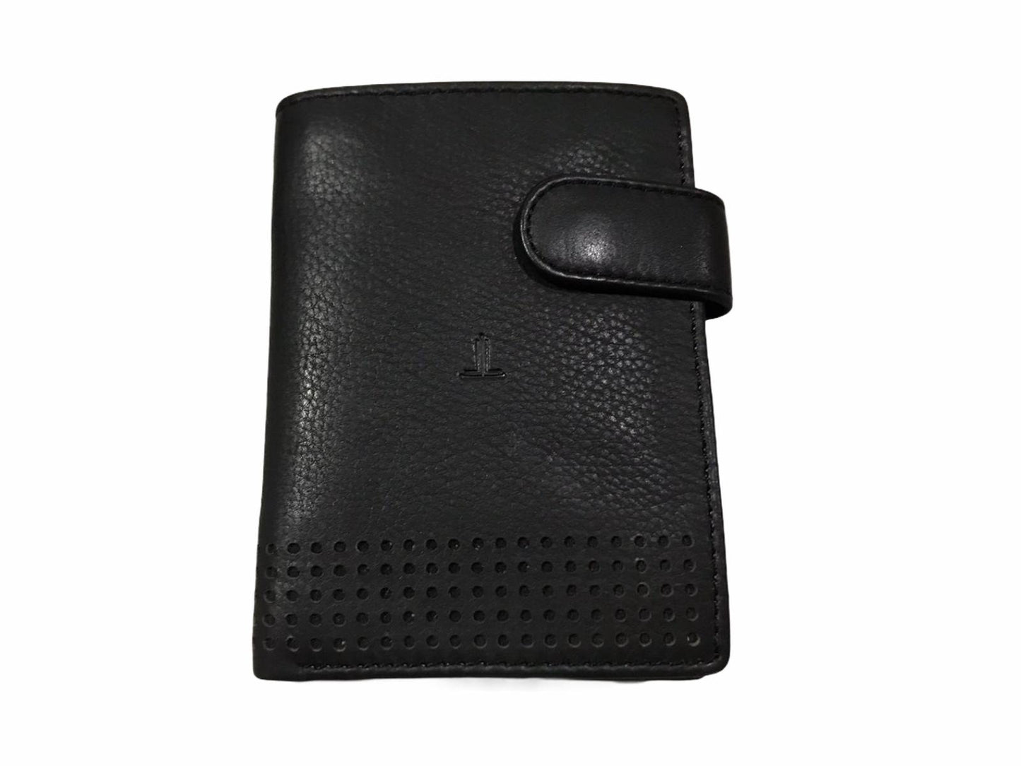 Peau JL | Porte-cartes portefeuille et porte-monnaie 51153 noir