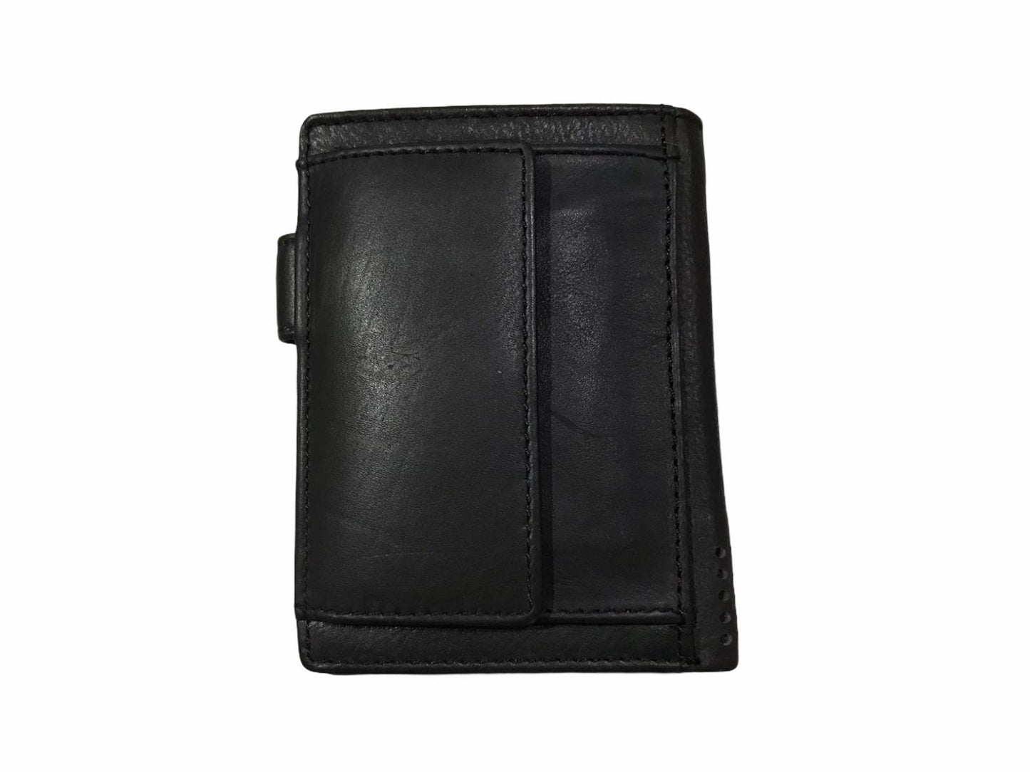 Peau JL | Porte-cartes portefeuille et porte-monnaie 51153 noir