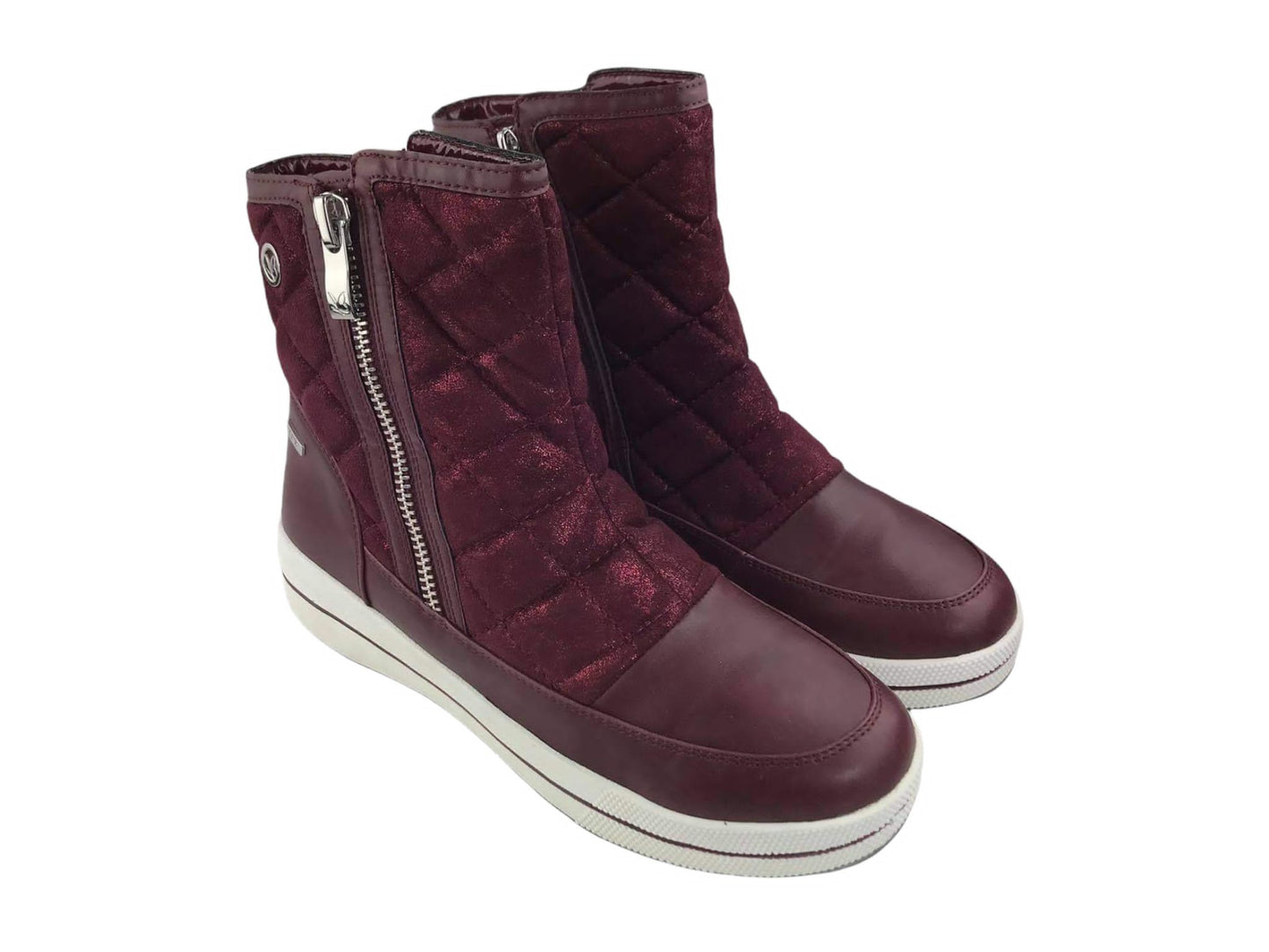 Caprice | Women's Tex boots without laces Lorraine burgundy