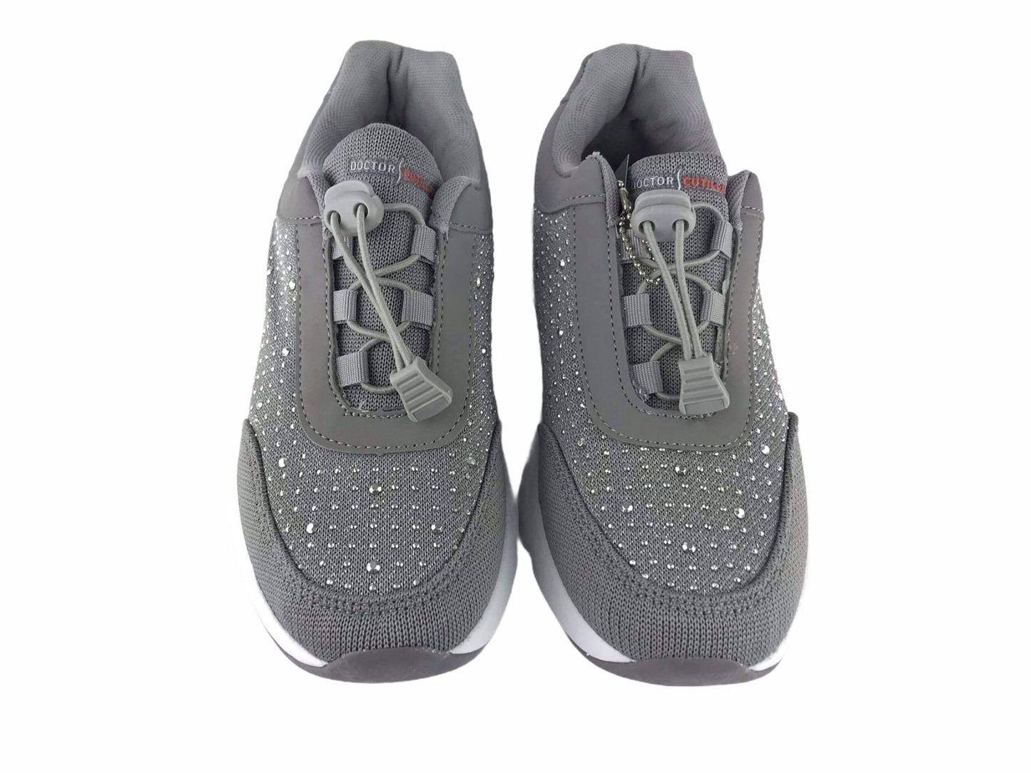 Doctor Cutillas | Women's sneakers with gray Carolina elastics