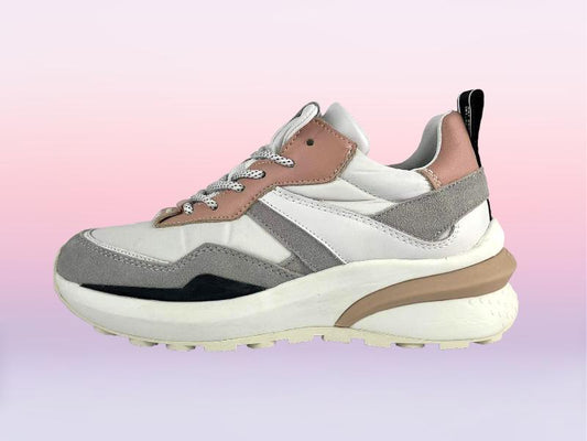 Rejouer | Baskets/tennis femme à lacets Athena blanc