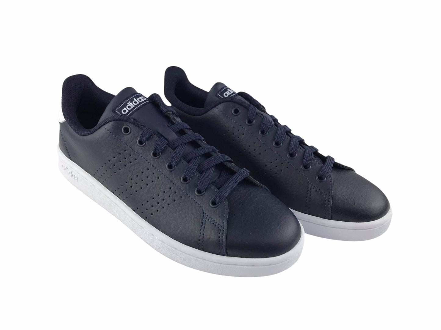 Adidas | Lisboa Advantage Boy Sneakers Navy Blue and White Leather