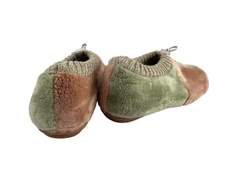 Vulladi | Zapatillas cerradas mujer paño grueso geometric verde