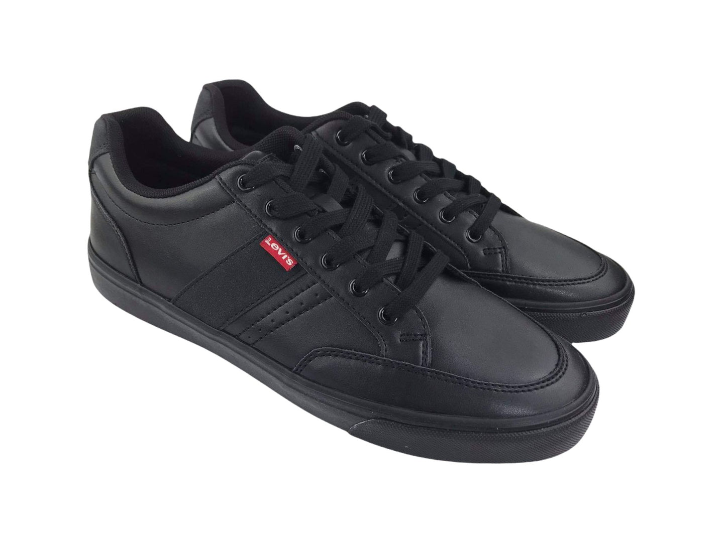 Levi's | Turner 2.0 Full Black men's street sneakers with laces