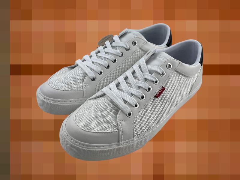 Levi's |Sneakers/ men's tennis shoes with laces Woodward Refresh white
