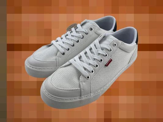Levi's |Sneakers/ chaussures de tennis pour hommes à lacets Woodward Refresh blanc